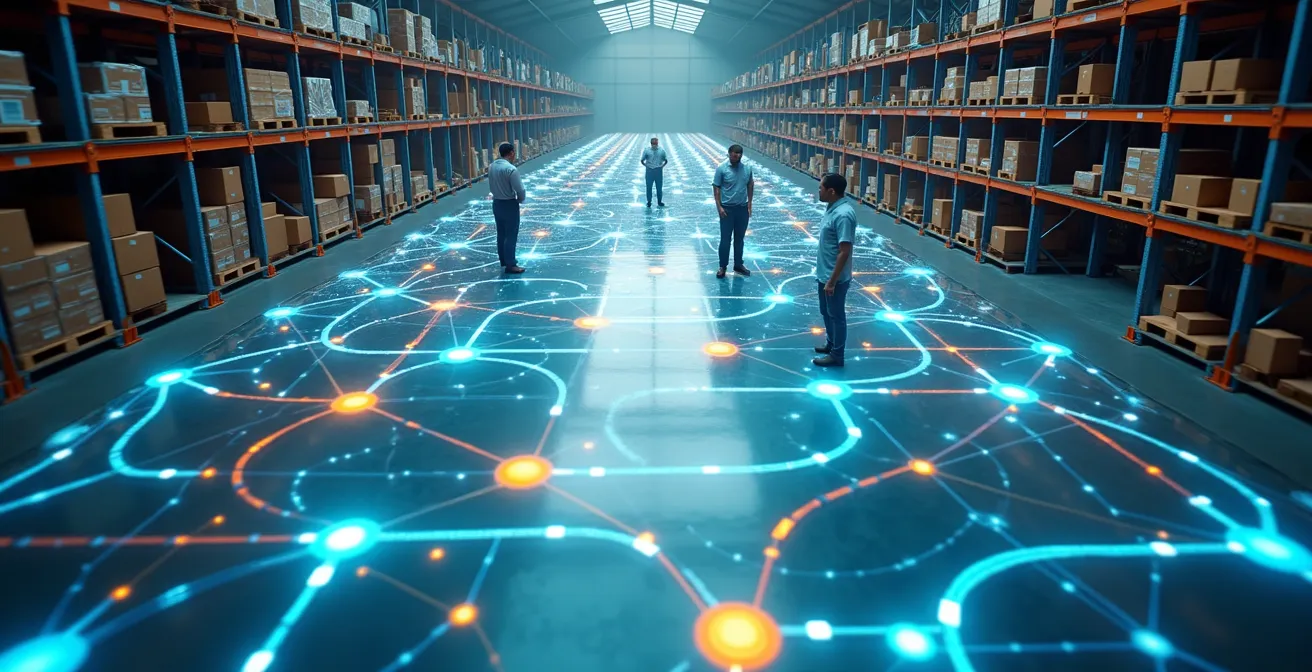 Visualizzazione della mappatura multi-livello dei fornitori nella catena di approvvigionamento